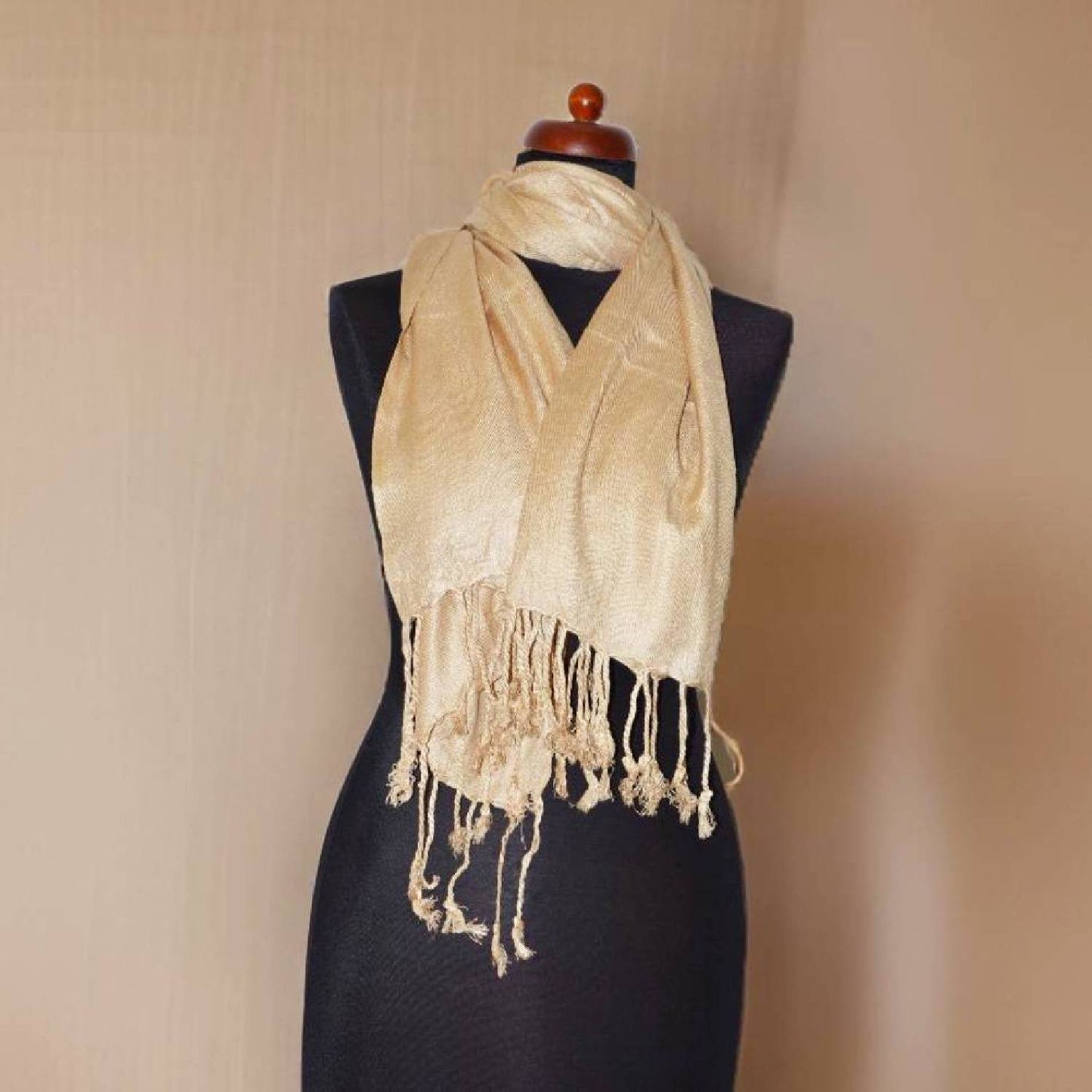 Pashmina-Schal mit Fransen