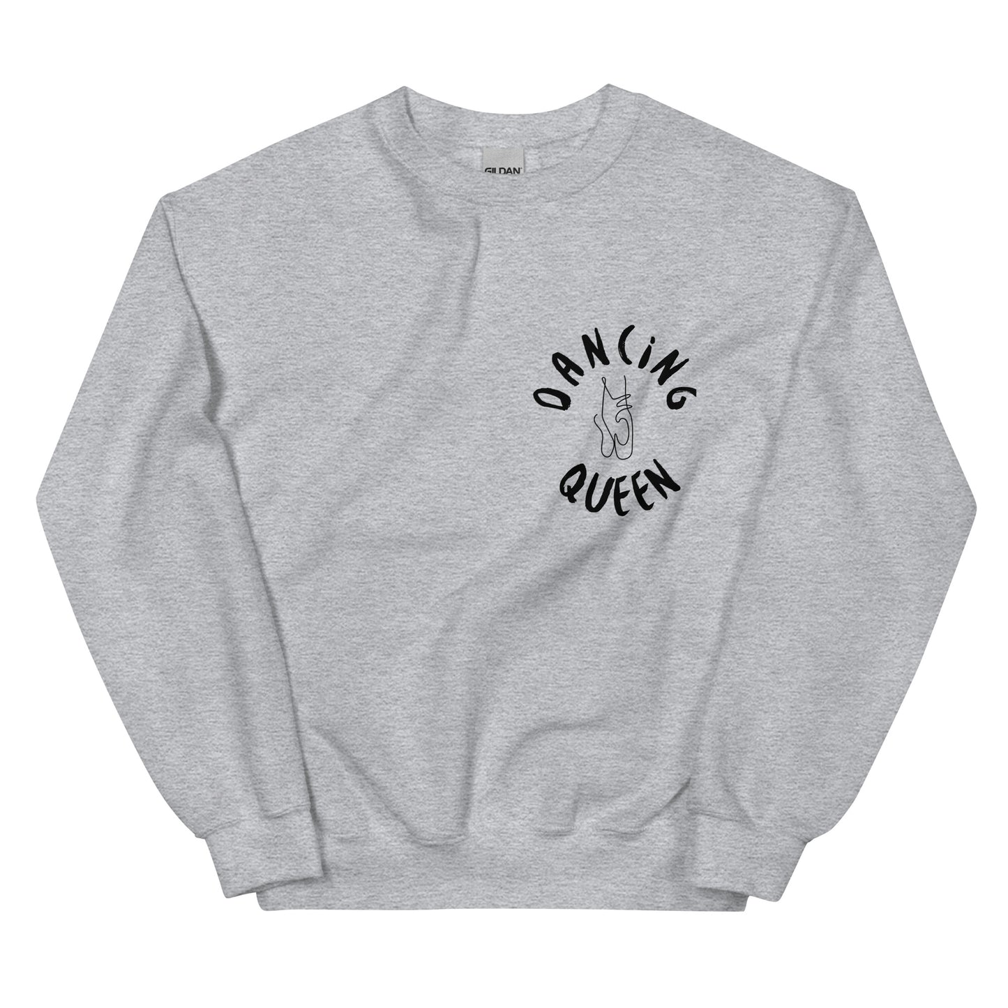 Gemütlicher Femileganz Pullover mit minimalistischen Tanz Designs