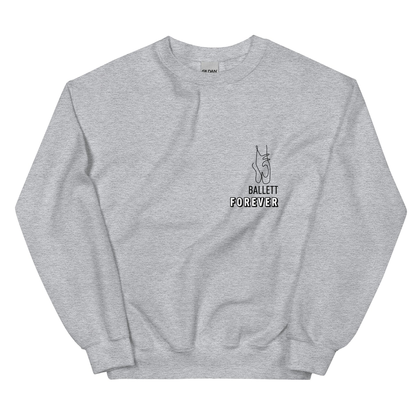 Pull féminin douillet aux motifs de danse minimalistes