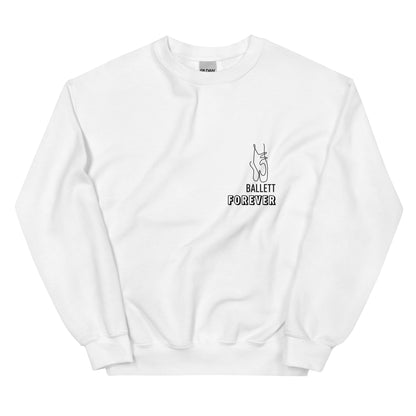 Cozy Femileganz sweater with minimalist dance designs