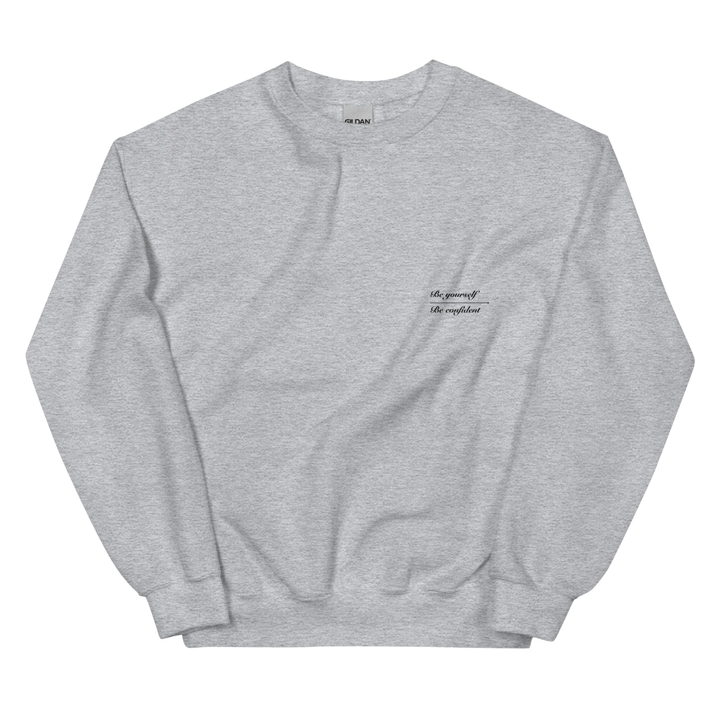 Gemütlicher Femileganz Pullover mit minimalistischen Schriftzug-Designs