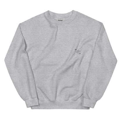 Cozy Femileganz sweater with minimalist lettering designs