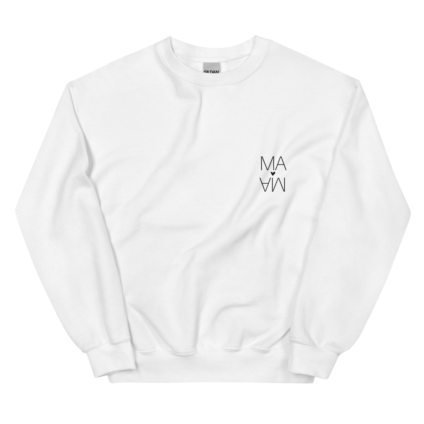 Cozy Femileganz sweater with minimalist lettering designs