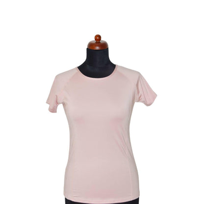 Trendiges Damen-Sport-T-Shirt in Pink, leicht und atmungsaktiv, geeignet für jede Art von Training.