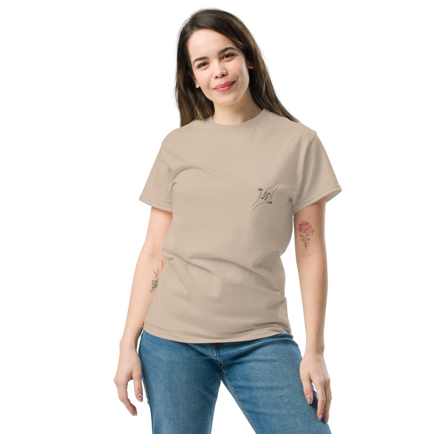 Femileganz Sommer T - Shirt mit minimalistischen Designs - Femileganz