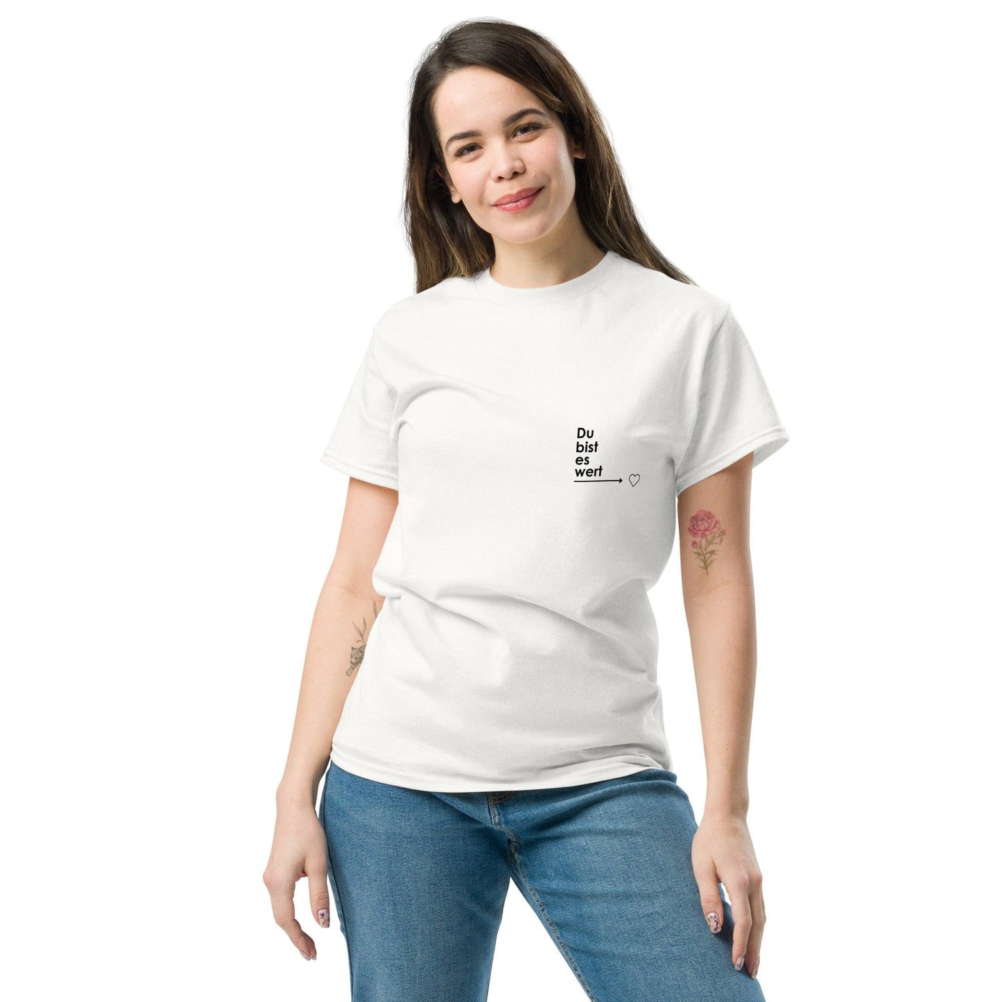 Femileganz Sommer T - Shirt mit minimalistischen Designs - Femileganz