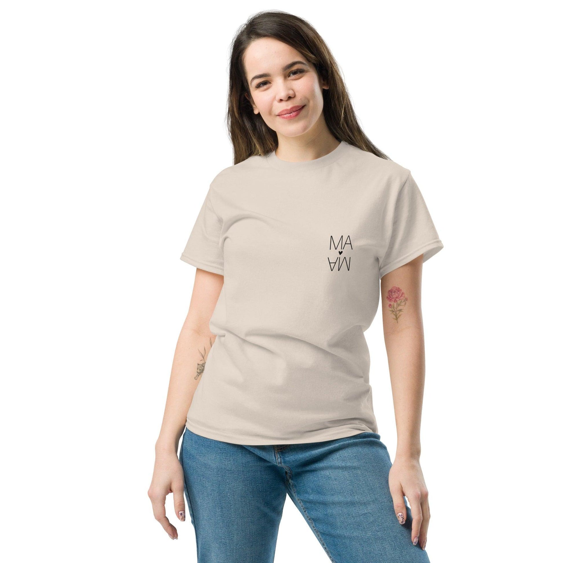 Femileganz Sommer T - Shirt mit minimalistischen Designs - Femileganz