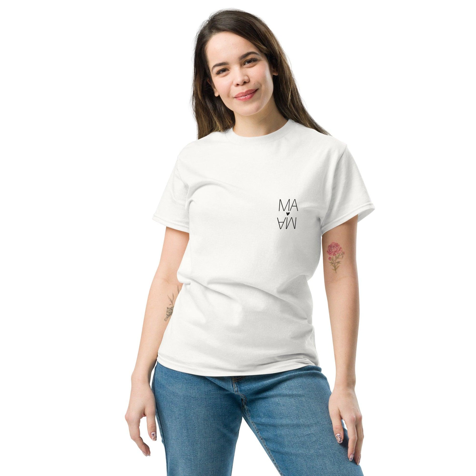 Femileganz Sommer T - Shirt mit minimalistischen Designs - Femileganz