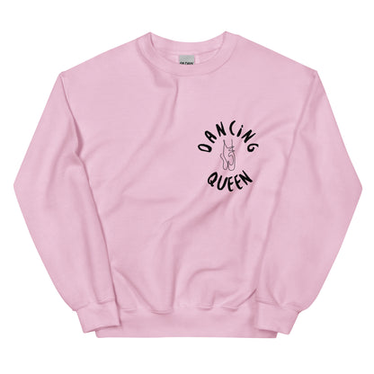 Cozy Femileganz sweater with minimalist dance designs