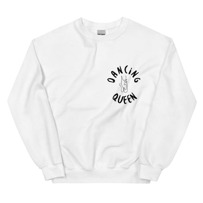 Cozy Femileganz sweater with minimalist dance designs