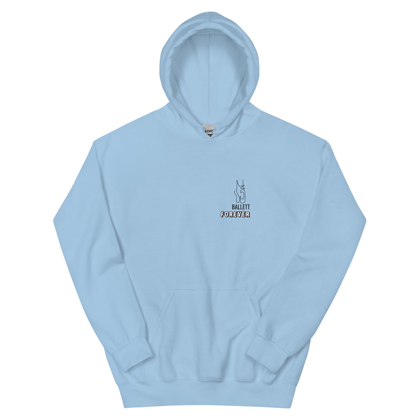 Kuscheliger Femileganz Hoodie mit minimalistischen Tanz Designs