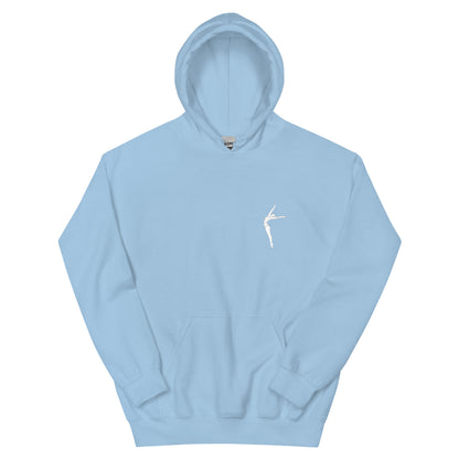 Kuscheliger Femileganz Hoodie mit minimalistischen Tanz Designs