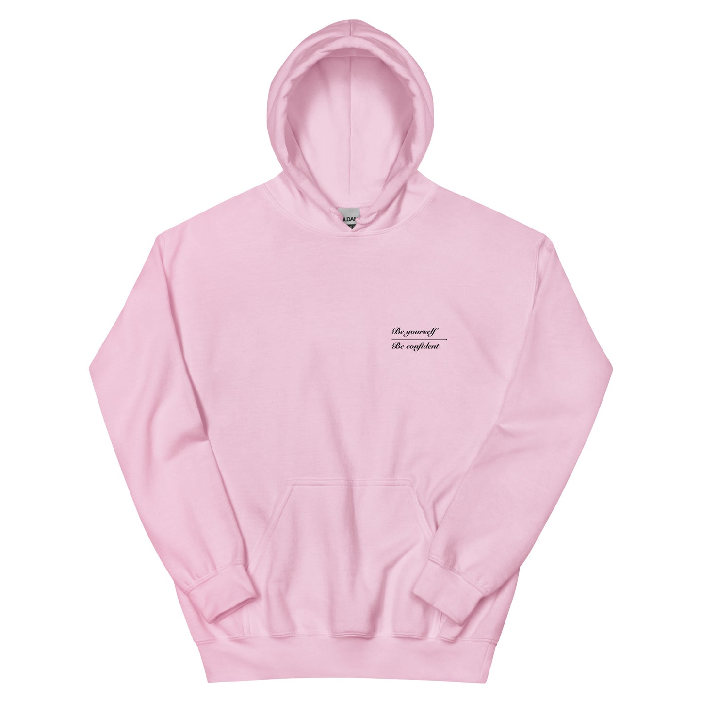 Cozy Femileganz hoodie with minimalist lettering designs