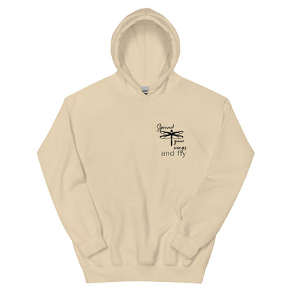 Cozy Femileganz hoodie with minimalist lettering designs