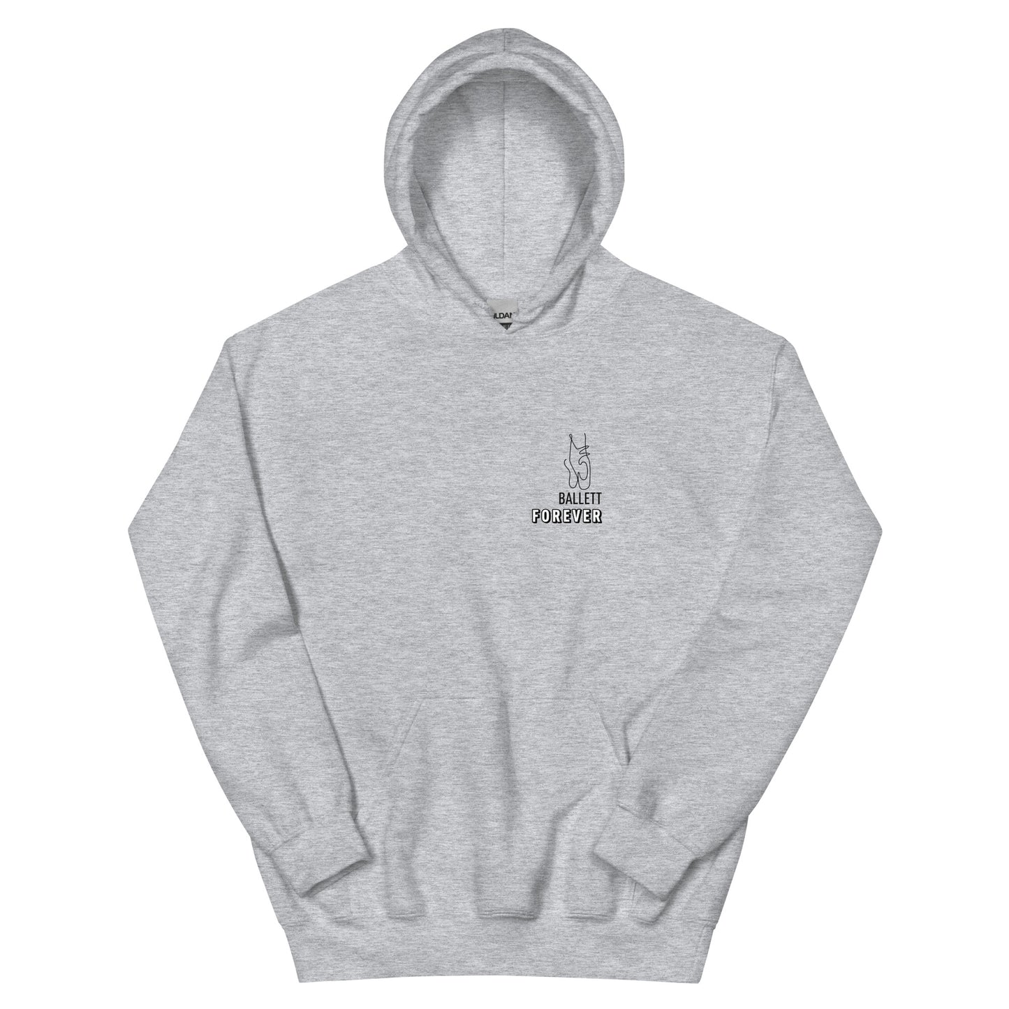 Kuscheliger Femileganz Hoodie mit minimalistischen Tanz Designs