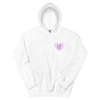 Cozy Femileganz hoodie with minimalist lettering designs