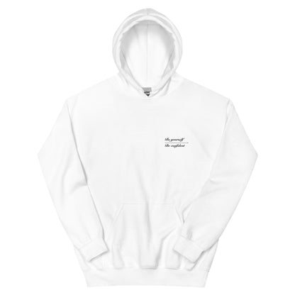 Kuscheliger Femileganz Hoodie mit minimalistischen Schriftzug-Designs